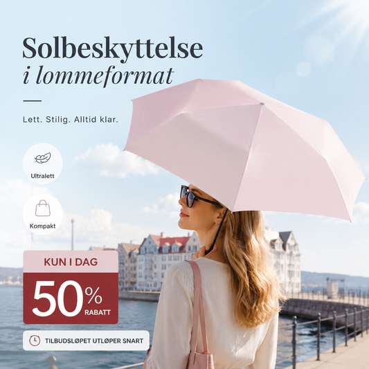 🎁Ultralett og kompakt paraply for alle værforhold