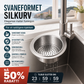 🦢 Vaskesil i rustfritt stål – elegant svaneform, 10cm diameter, effektiv avløp. Korrosjonsbestandig og lett å rengjøre – perfekt til kjøkkenvasken! ✨🍽️